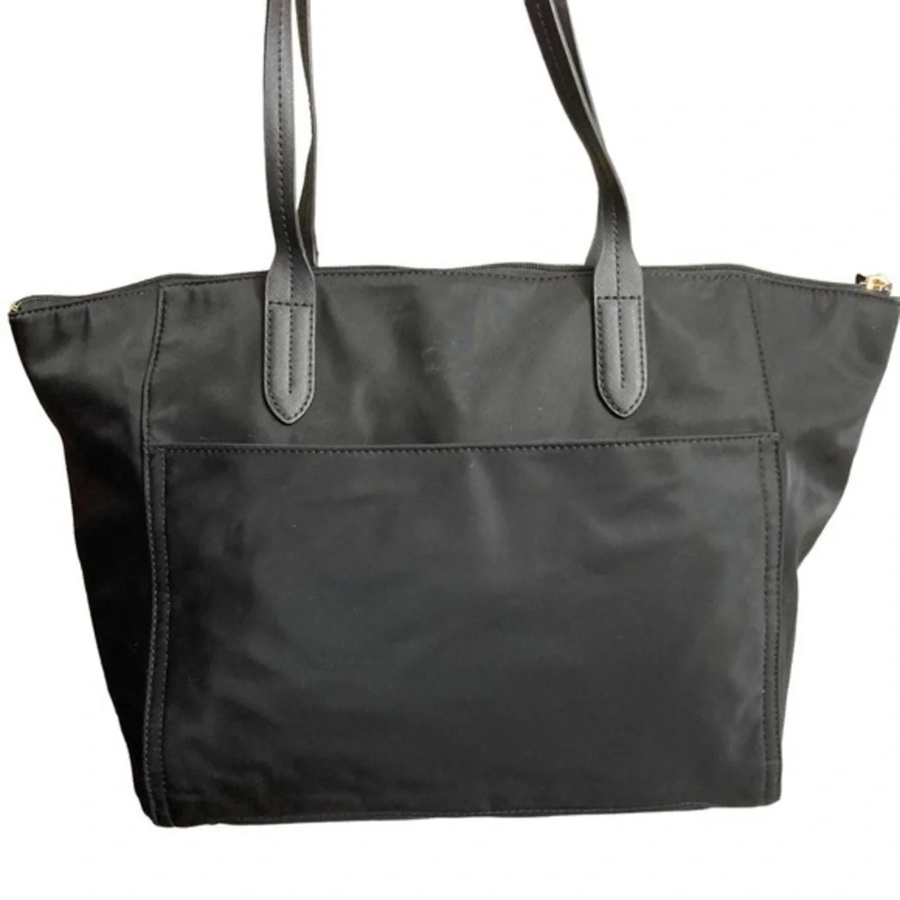 Michael kors black nylon tote bag